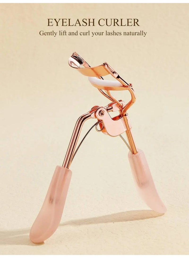 Rose Gold Eyelash Curler with Soft Silicone Pad for Natural Lift - Image 5